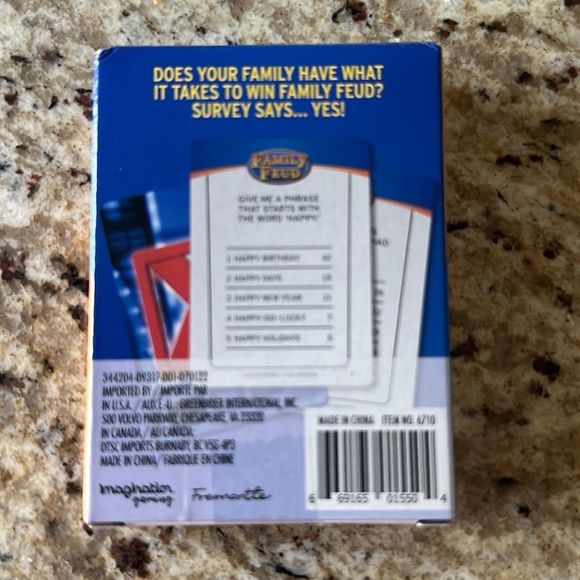 Family Feud Card game to liven up your Posh Live or game Night - Picture 2 of 2